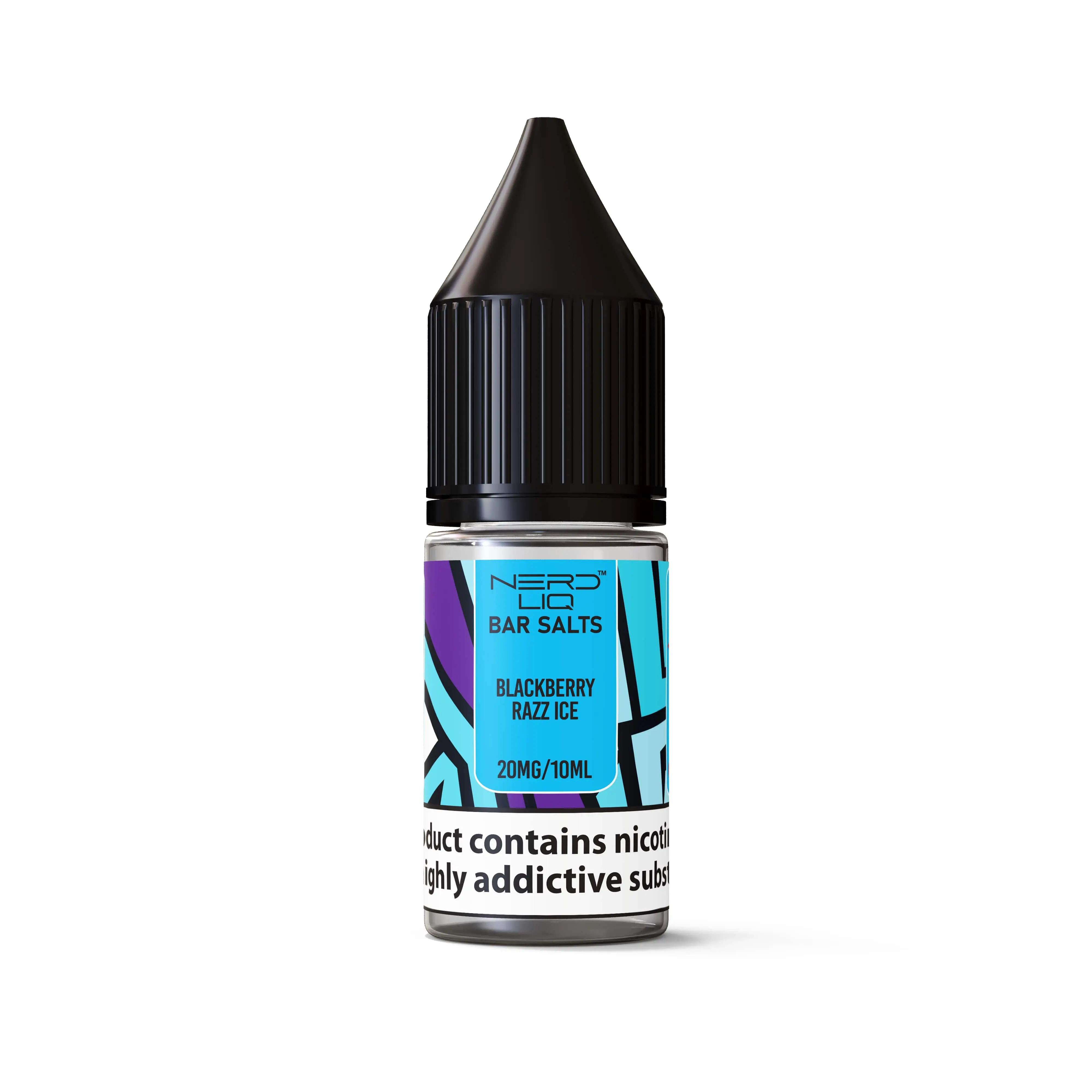 Product Image of Blackberry Razz Ice Nic Salt E-liquid by Nerd Liq 10ml